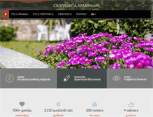 Tablet Screenshot of crikvenica-apartmani.com